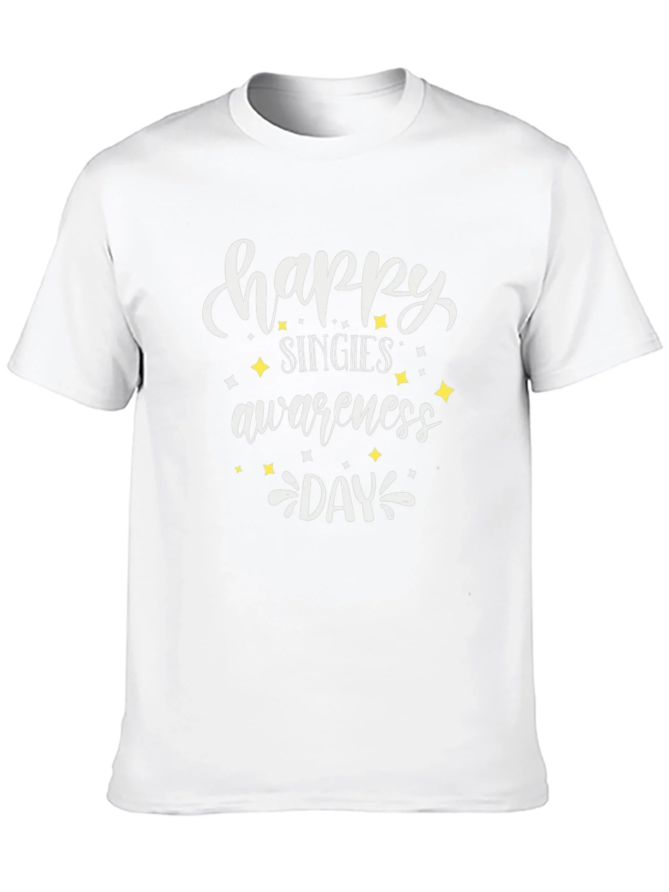 Happy Singles Awareness Day Black Tee