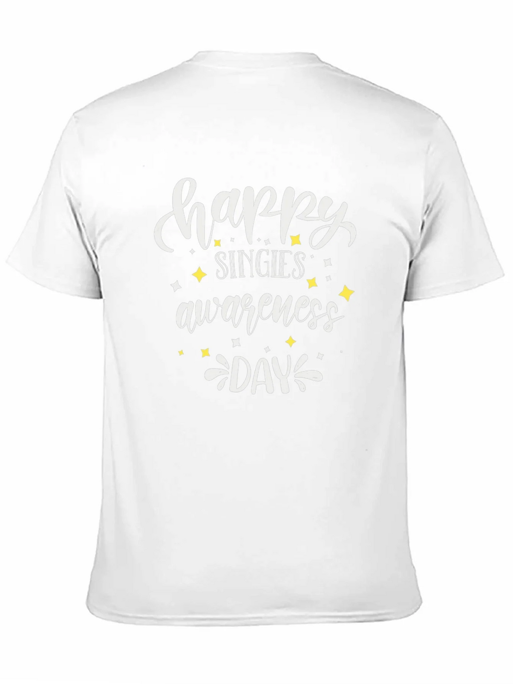 Happy Singles Awareness Day Black Tee