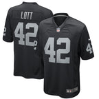 Ronnie Lott Las Vegas Raiders Nike Game Retired   Jersey - Black