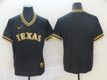 Men's Texas Rangers Black Replica Blank Jersey1