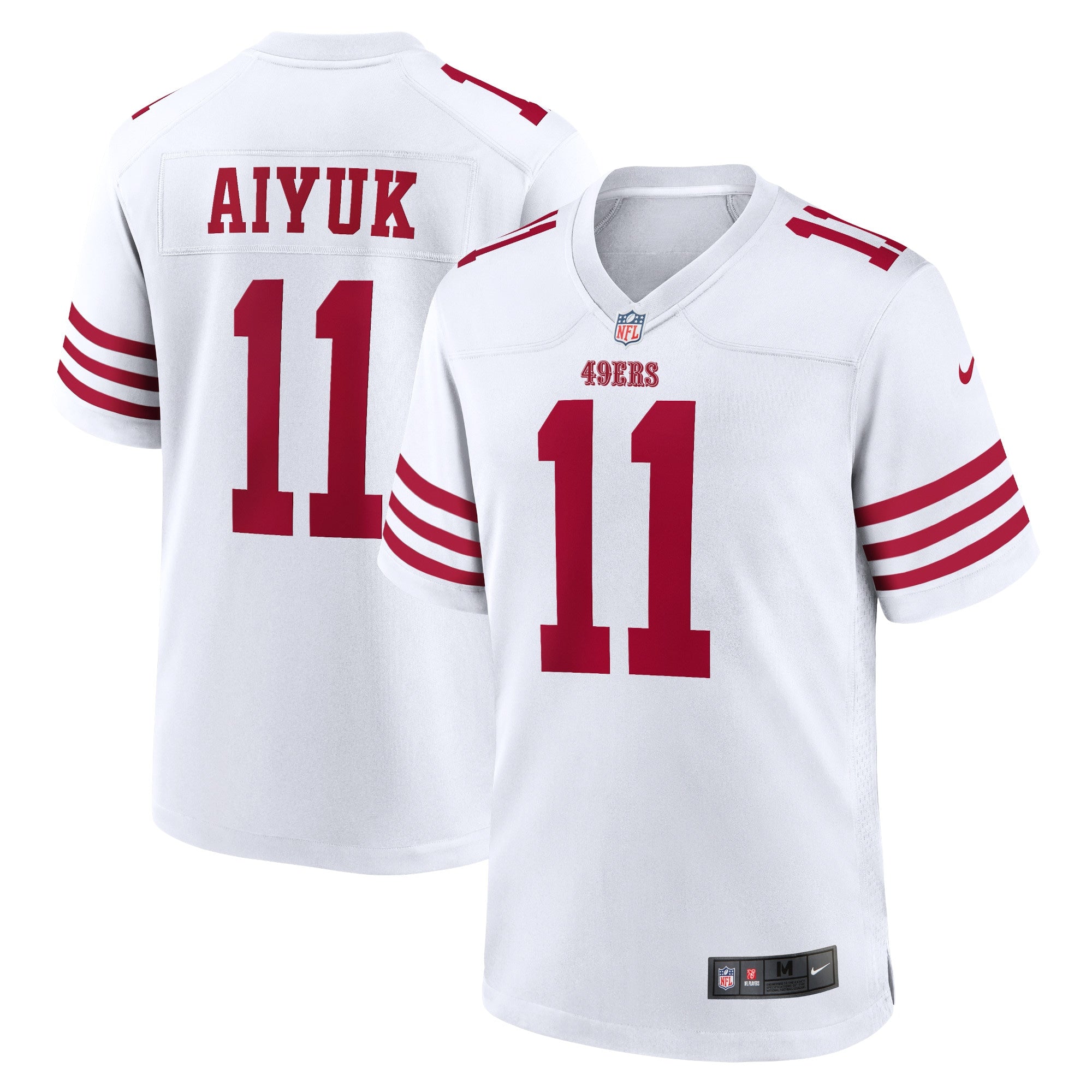 Brandon Aiyuk San Francisco 49ers Nike   Game Jersey - White