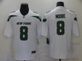 Men's New York Jets Elijah Moore #8 White Game Jersey1