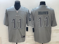 Men's Philadelphia Eagles A.J. Brown #11 Gray Atmosphere Fashion Game Jersey1