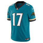 Evan Engram Jacksonville Jaguars Nike Prowler Throwback Vapor F.U.S.E. Limited Jersey - Teal