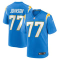 Zion Johnson Los Angeles Chargers Nike   Game Jersey - Powder Blue