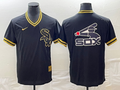 Men's Chicago White Sox Black Cooperstown Collection Player Jersey1
