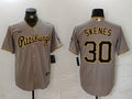 Men's Pittsburgh Pirates Paul Skenes #30 Gray Replica Player Jersey1