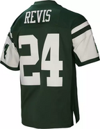 Men's New York Jets Darrelle Revis #24 2009 Green Throwback Jersey