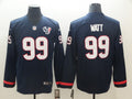 Men's Houston Texans J.J. Watt #99 Navy Authentic Game Jersey1