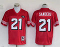 Men's San Francisco 49ers Deion Sanders  Scarlet Legacy Replica Jersey1