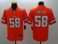 Men's Denver Broncos Von Miller #58 Orange Game Player Jersey1