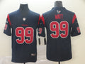Men's Houston Texans J.J. Watt #99 Navy Game Jersey1