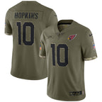 DeAndre Hopkins Arizona Cardinals Nike Salute To Service Limited Jersey - Olive