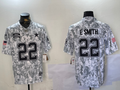 Men's Dallas Cowboys Emmitt Smith #22 Arctic Camo 2024 Salute to Service Retired Player Limited Jersey1