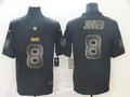 Men's New York Giants Daniel Jones #8 Black Player Game Jersey1