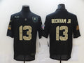 Men's Cleveland Browns #13 Odell Beckham Jr. Black Player Game Jersey1