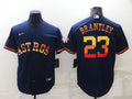 Men's Houston Astros Michael Brantley #23 Navy Replica Player Jersey1