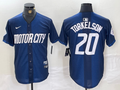 Men's Detroit Tigers Spencer Torkelson #20 Navy 2024 City Connect Limited Player Jersey1