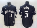 Men's Philadelphia Phillies Bryson Stott #5 Black Limited Player Jersey