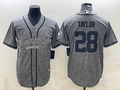 Men's Indianapolis Colts Jonathan Taylor #28 Gray Player Jersey1 Joint Edition