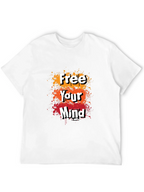 Free Your Mind Graphic Tee - Trendy Mens T-Shirt