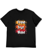 Free Your Mind Graphic Tee - Trendy Mens T-Shirt
