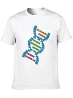 DNA Pixel Art Graphic Tee - Science T-Shirt