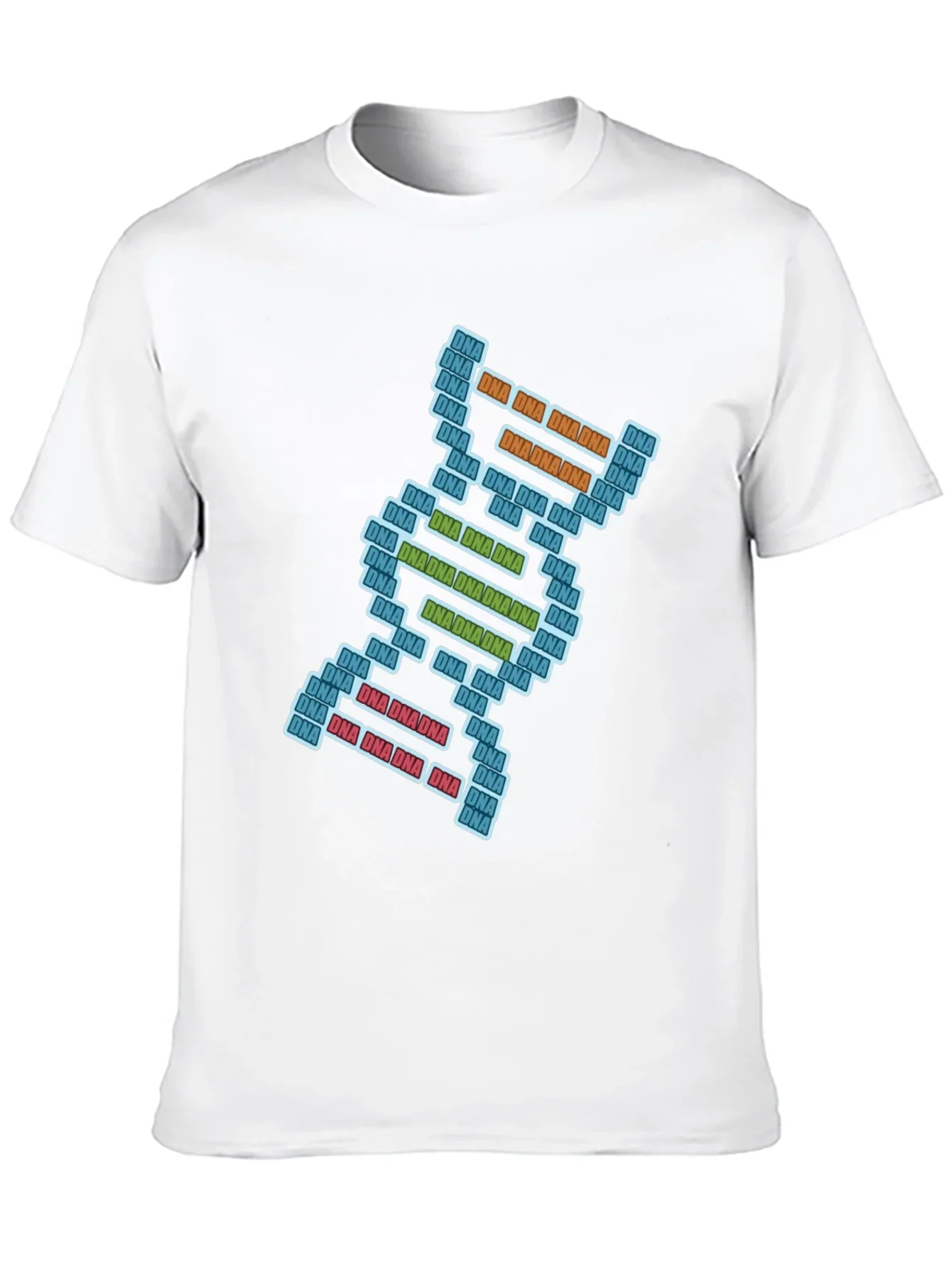 DNA Pixel Art Graphic Tee - Science T-Shirt