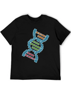 DNA Pixel Art Graphic Tee - Science T-Shirt