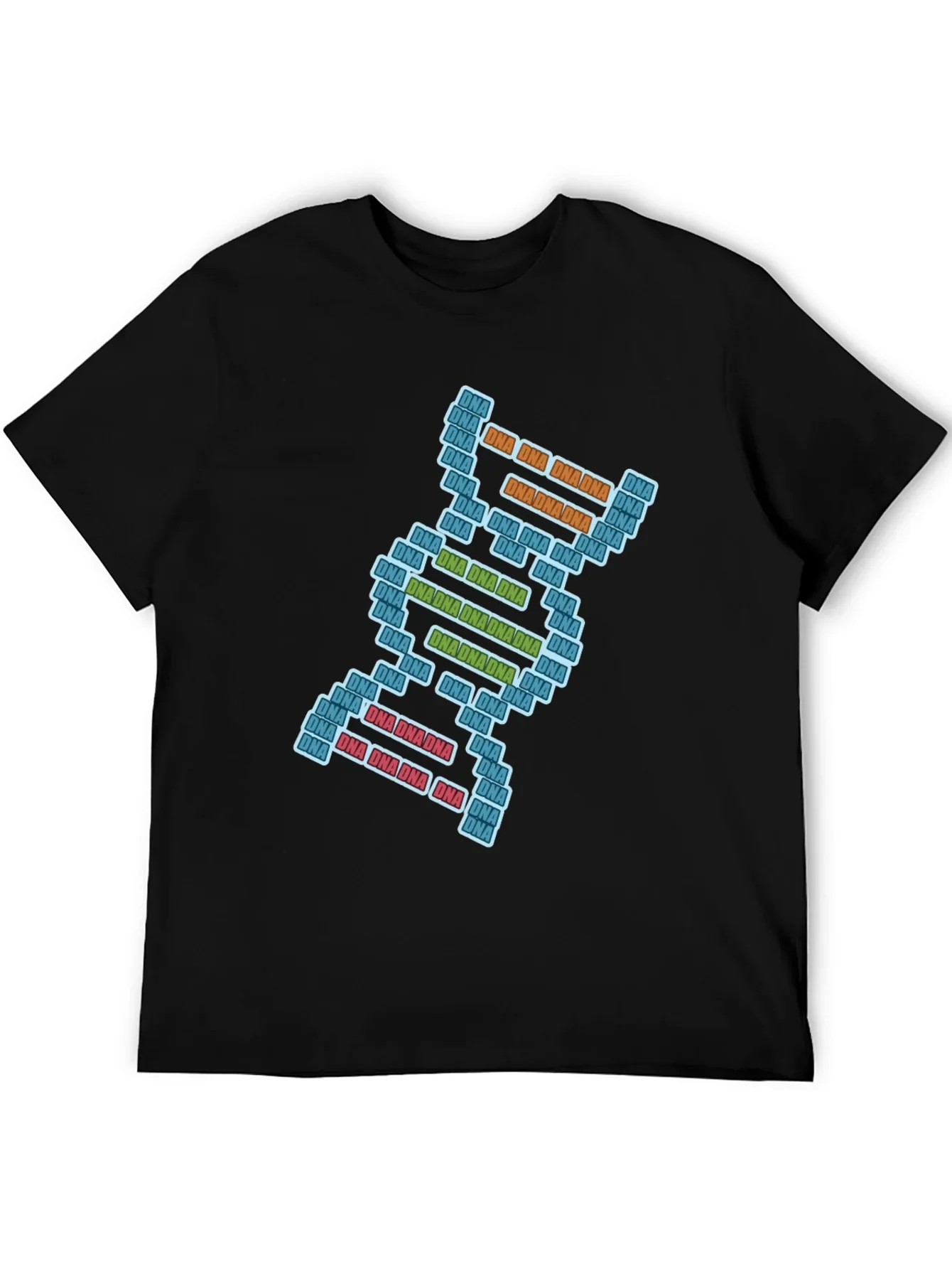 DNA Pixel Art Graphic Tee - Science T-Shirt
