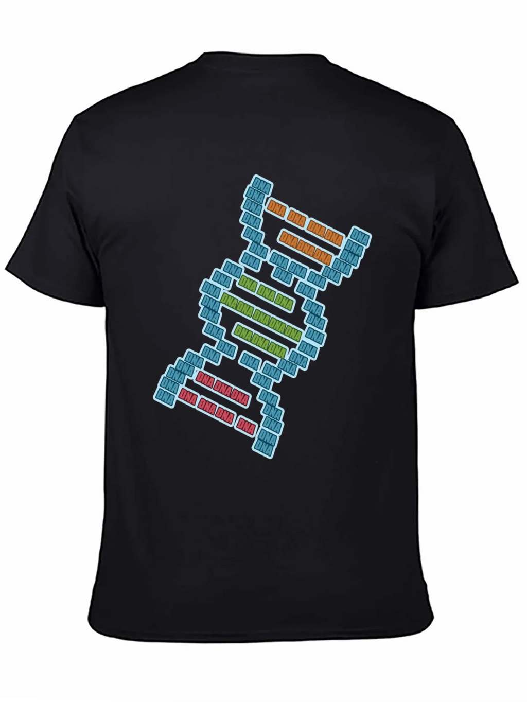 DNA Pixel Art Graphic Tee - Science T-Shirt