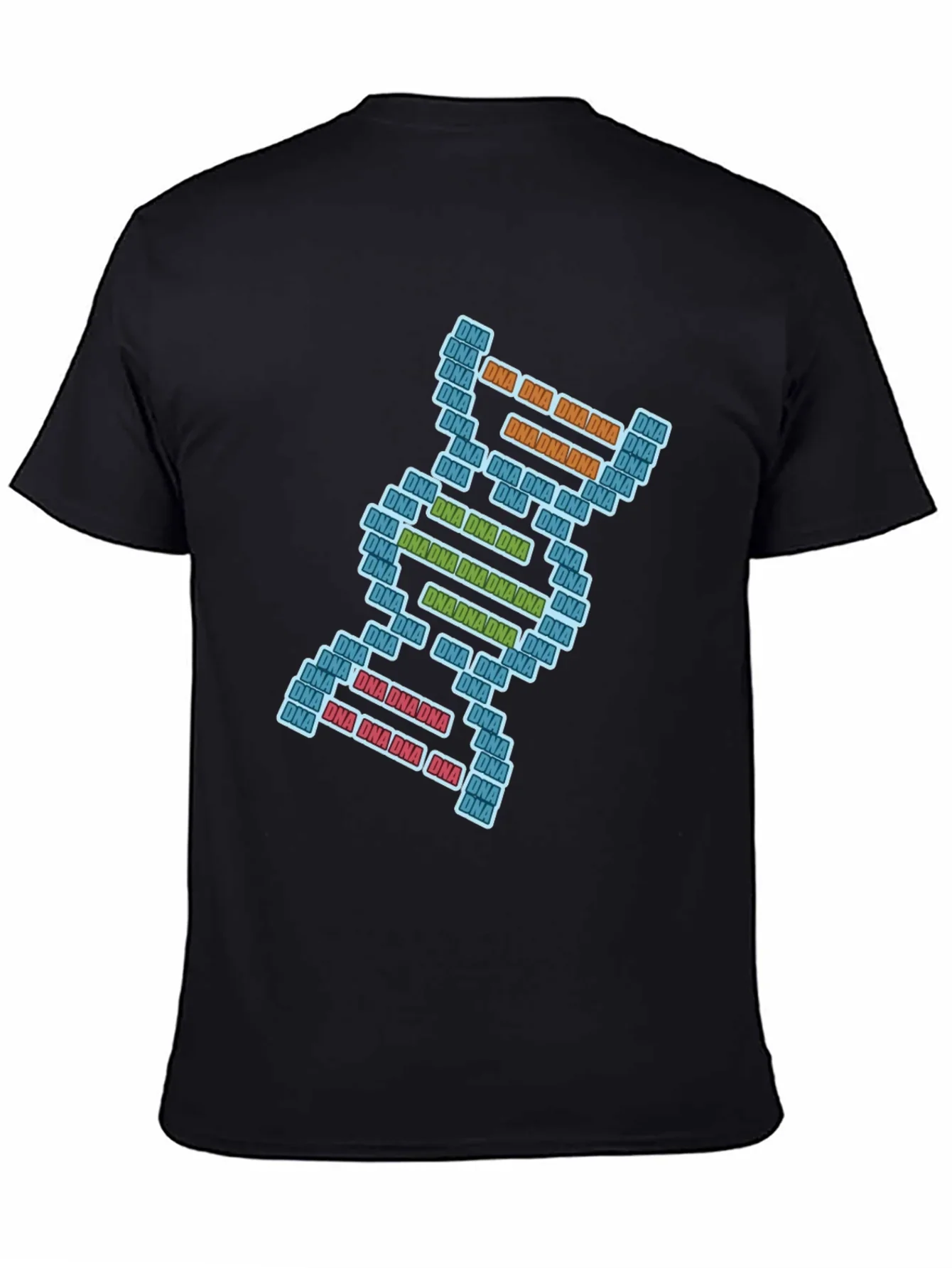 DNA Pixel Art Graphic Tee - Science T-Shirt