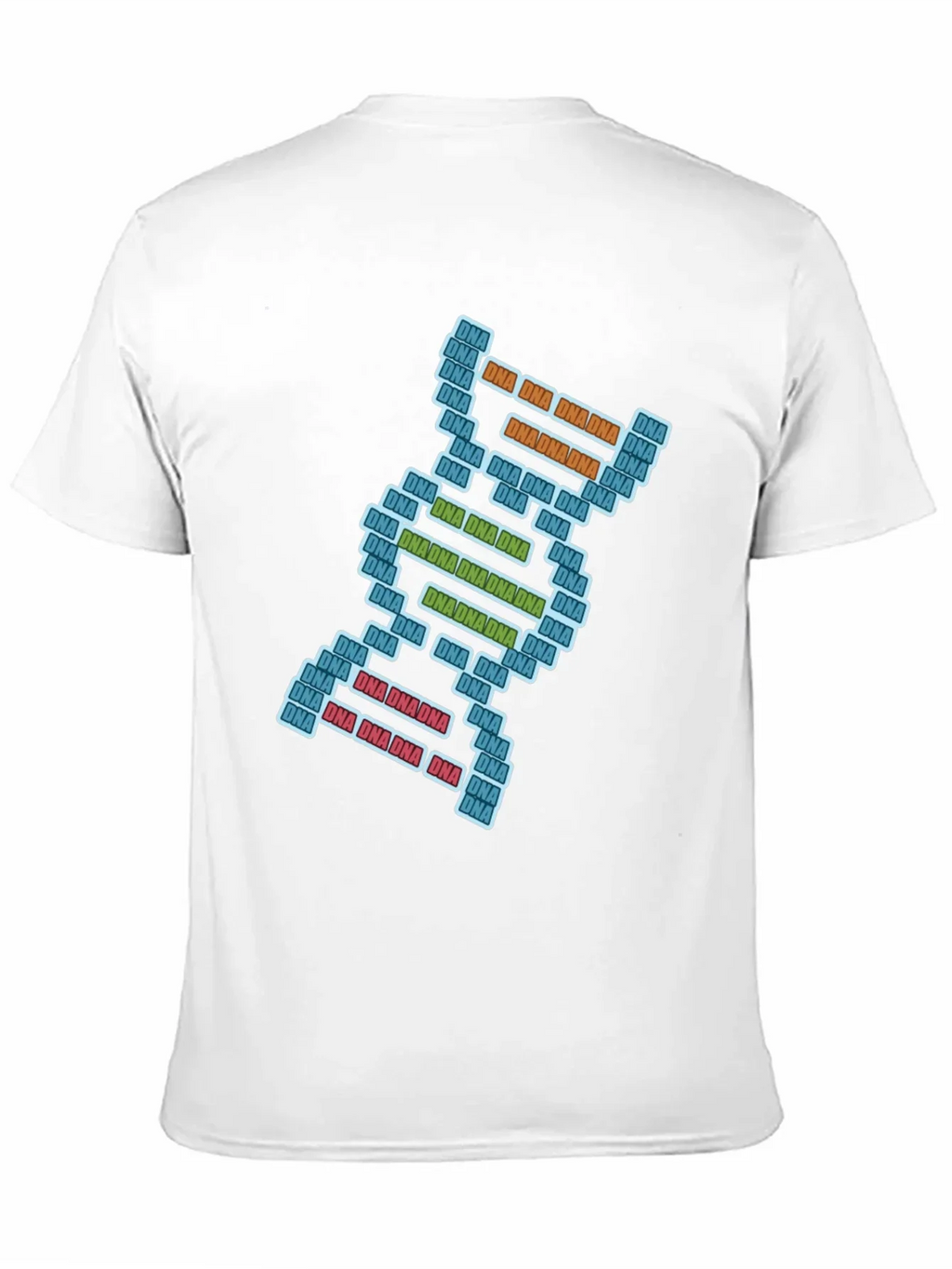 DNA Pixel Art Graphic Tee - Science T-Shirt