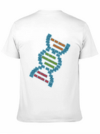 DNA Pixel Art Graphic Tee - Science T-Shirt