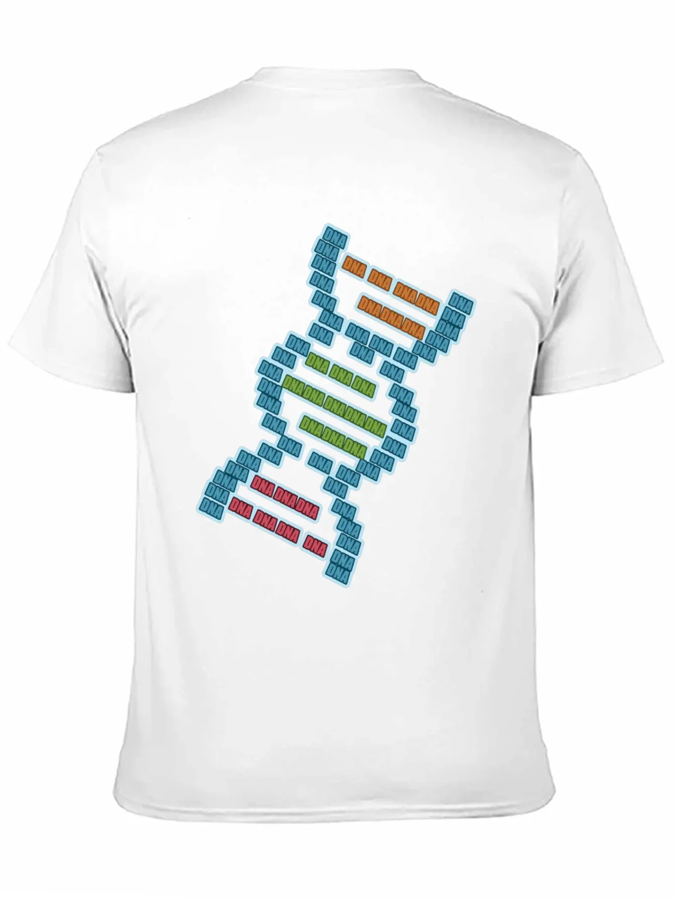 DNA Pixel Art Graphic Tee - Science T-Shirt