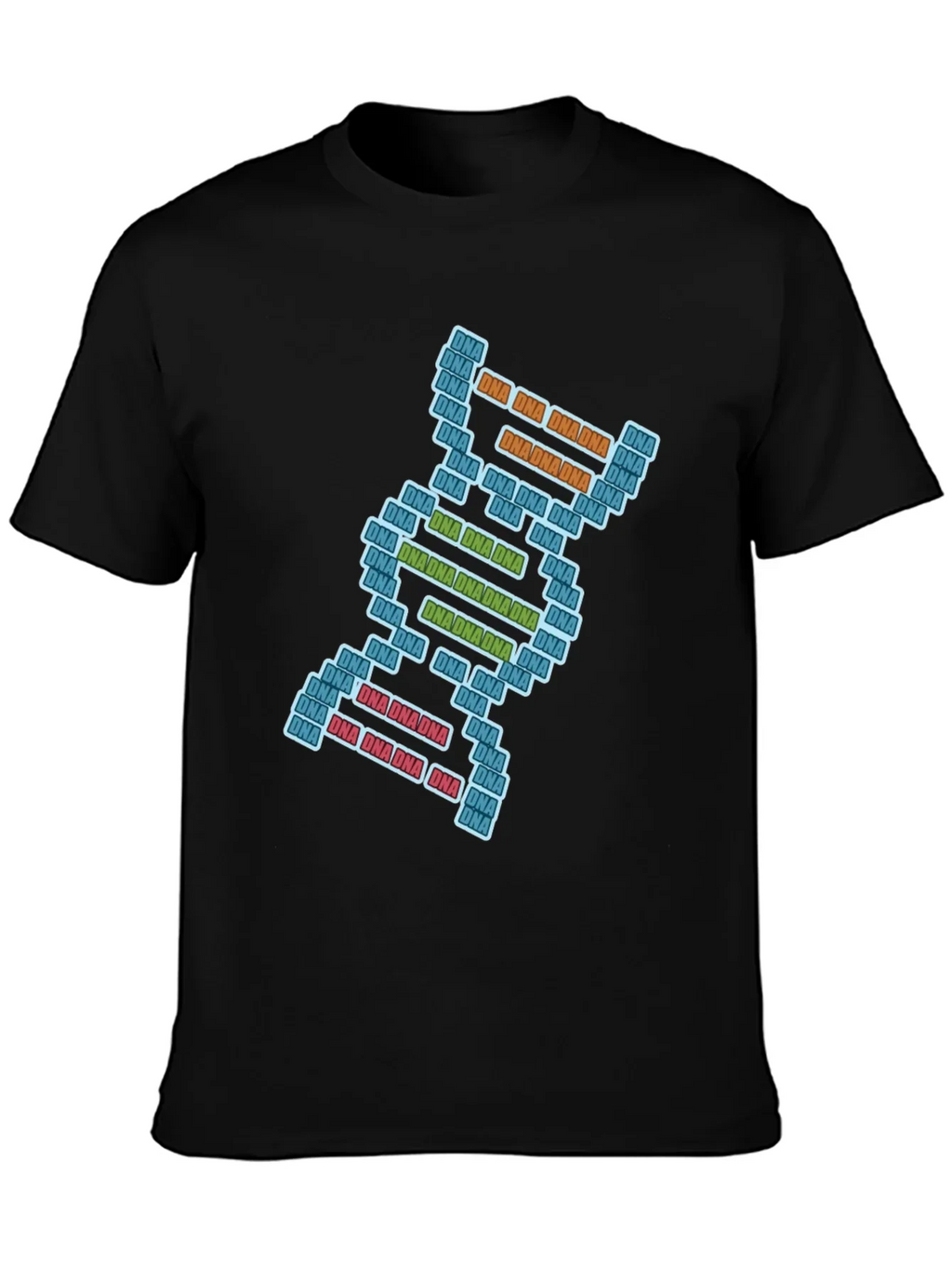 DNA Pixel Art Graphic Tee - Science T-Shirt