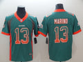 Men's Miami Dolphins Dan Marino #13 Green Alternate Game Jersey1