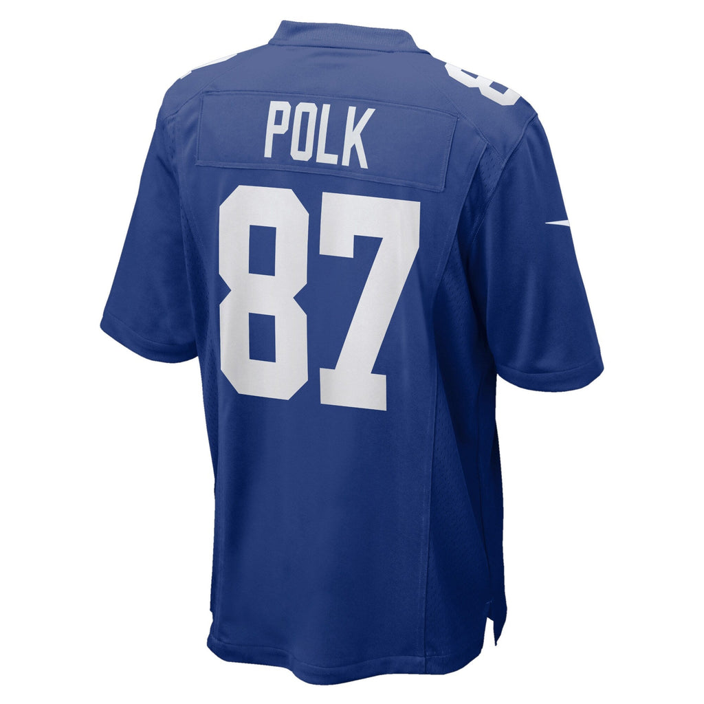 Makai Polk New York Giants Nike Home Game   Jersey - Royal
