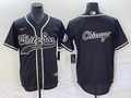 Men's Chicago White Sox Black Replica Game Jersey1 Joint Edition
