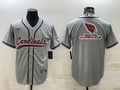 Men's Arizona Cardinals Gray Game Jersey1