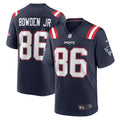 Lynn Bowden Jr. New England Patriots Nike Home Game   Jersey - Navy