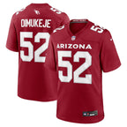 Victor Dimukeje Arizona Cardinals Nike Team Game Jersey -  Cardinal