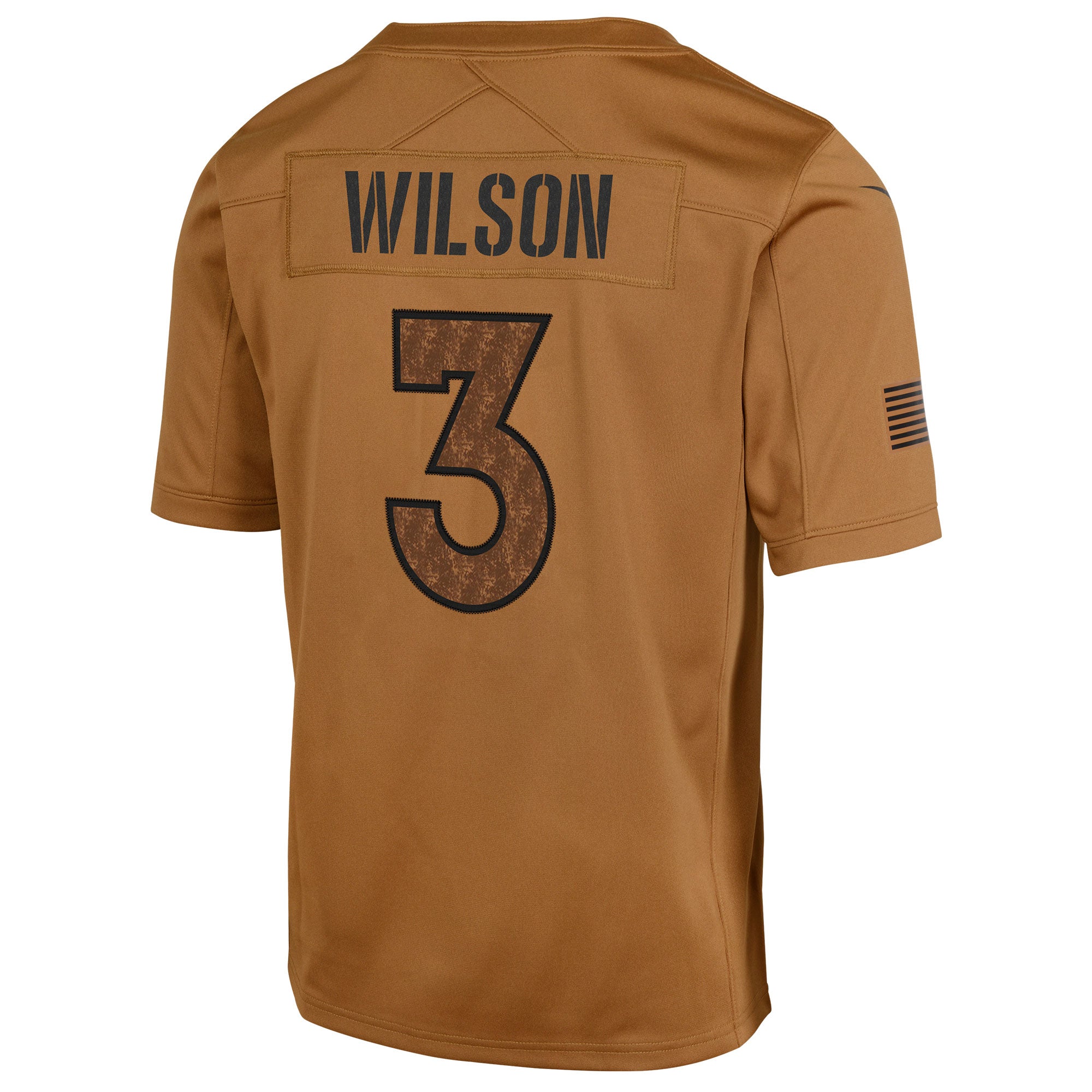 Russell Wilson Denver Broncos Nike Salute To Service Limited Jersey - Brown