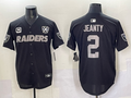 Men's Las Vegas Raiders Ashton Jeanty #2 Black Team Game Player Jersey