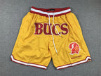 Men's Tampa Bay Buccaneers Yellow Pocket Shorts1
