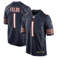 Justin Fields Chicago Bears Nike   Game Jersey - Navy