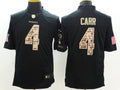Men's Las Vegas Raiders #4 Derek Carr Black Player Jersey1