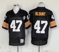 Men's Pittsburgh Steelers Mel Blount  Black Legacy Replica Jersey1