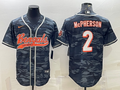 Men's Cincinnati Bengals Evan McPherson #2 Grey Camouflage Fashion Game Jersey1