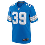Morice Norris Detroit Lions Nike Game Jersey -  Blue